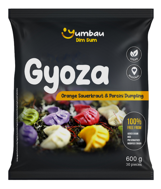 Orange Gyoza _ Sauerkrauter & Steinpilz, 10 Beutel (10x600g)