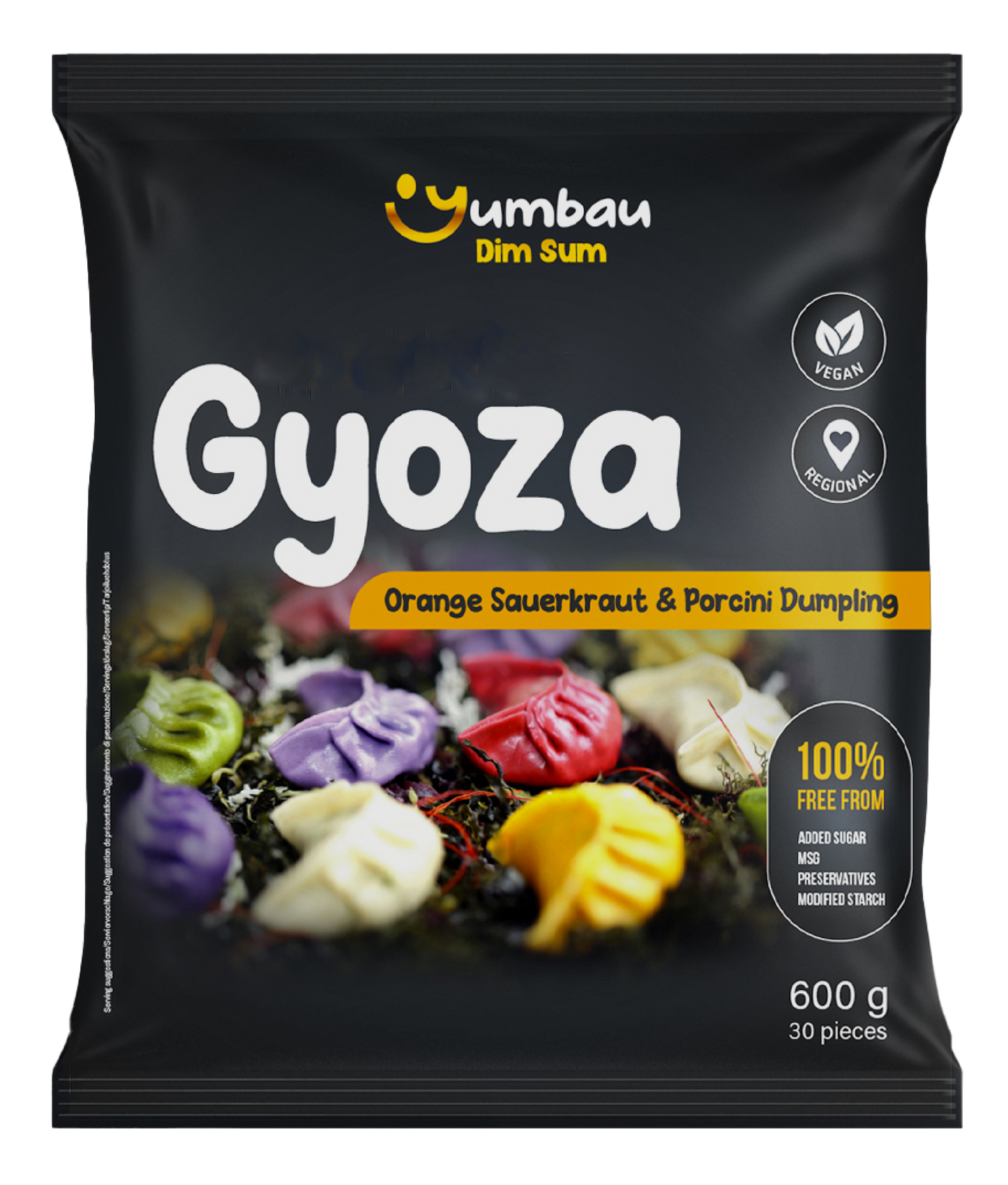 Orange Gyoza _ Sauerkrauter & Steinpilz, 40 Beutel (40x600g)
